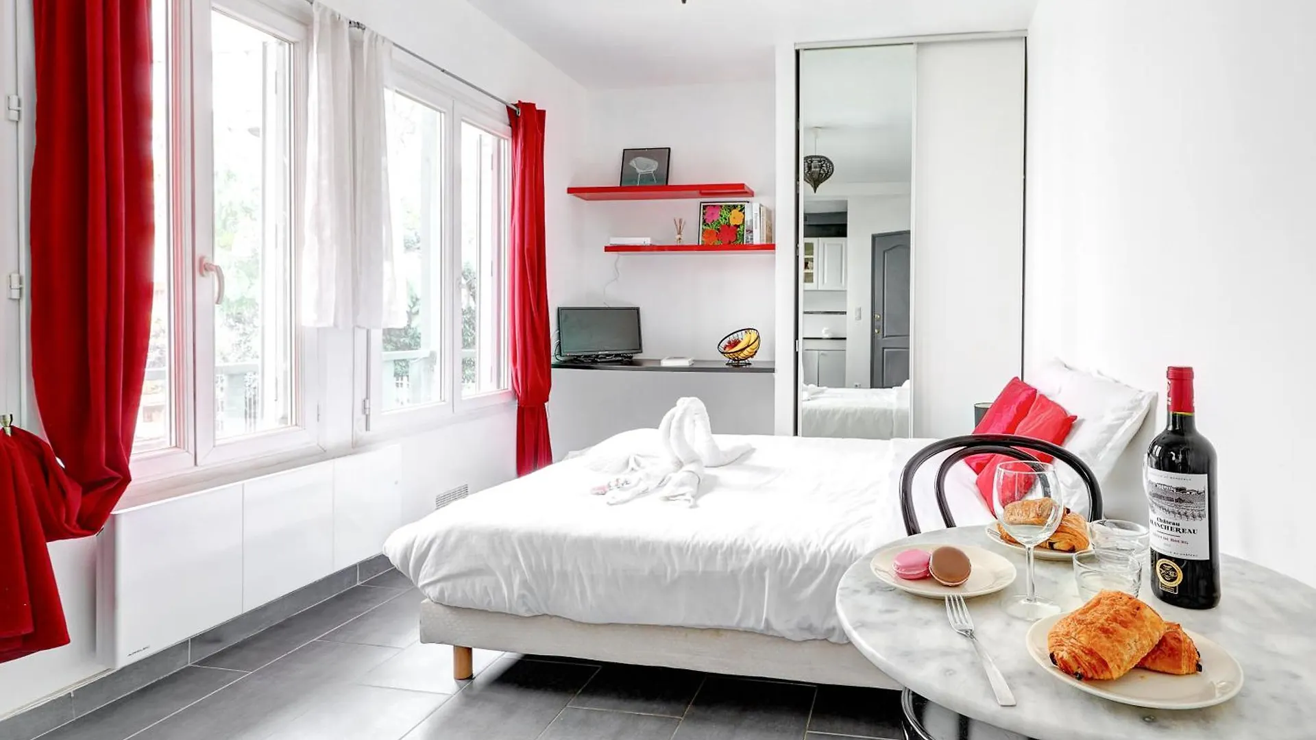 Apartment 103 - Tour Eiffel - Cosy Studio Cocon Pour 2 Paris